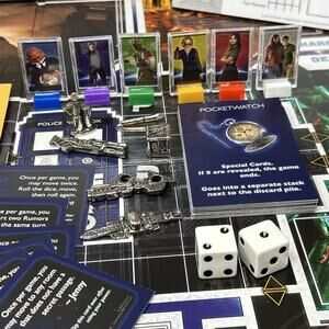 Doctor Who Clue Board Game USAopoly 2015 Classic Mystery Collector Edition